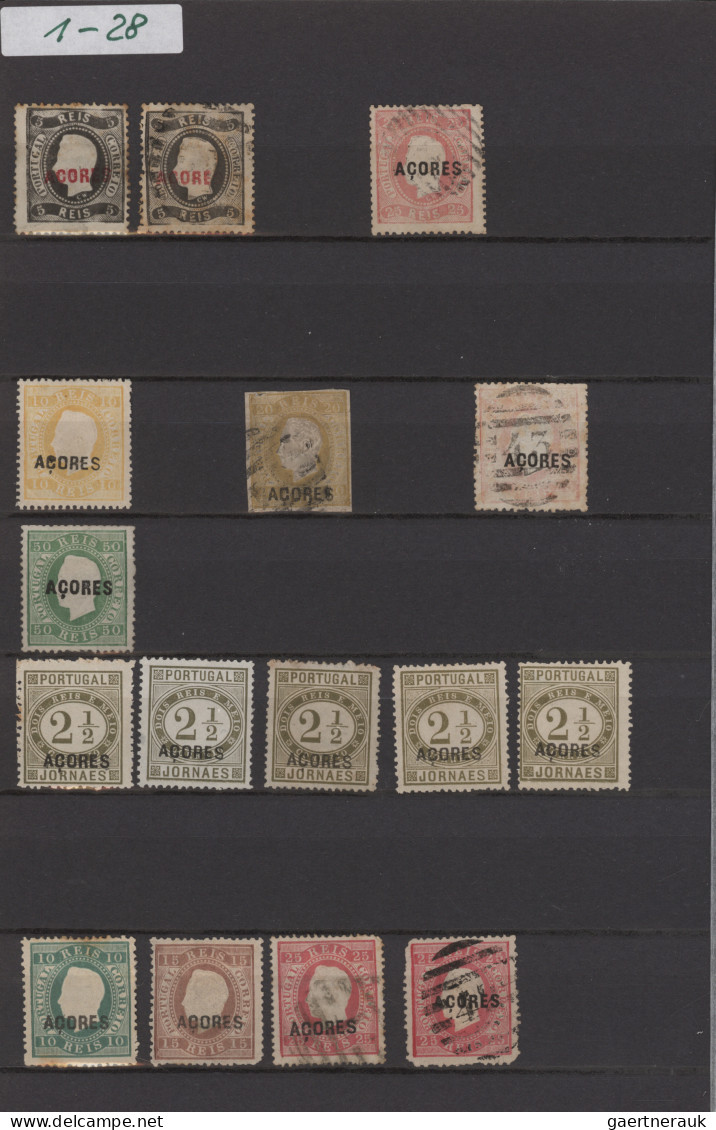 Portugal - Azores: 1868/1931 Collection And Accumulation Of Mint Stamps, Some Us - Açores