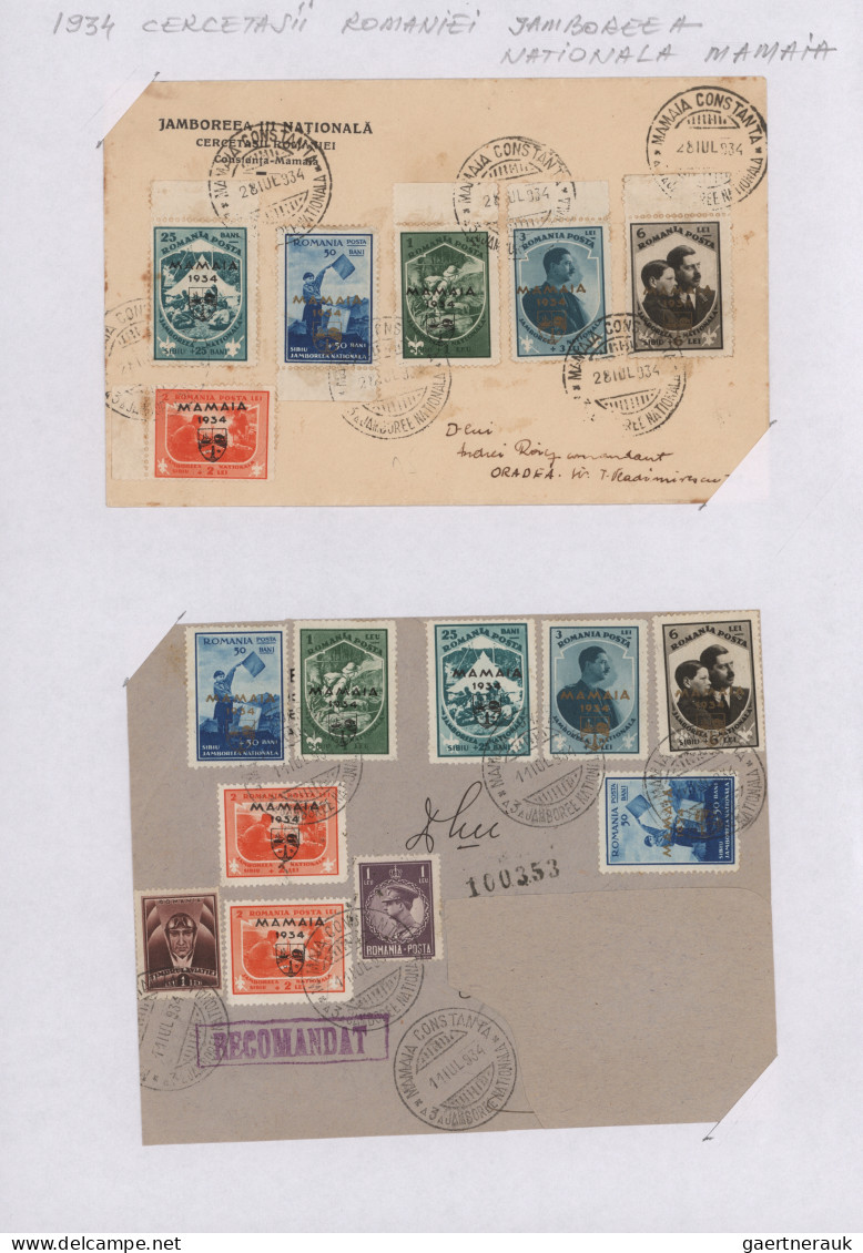 Romania: 1932 "EFIRO Exhibition" and others: Postal & Philatelic history collect