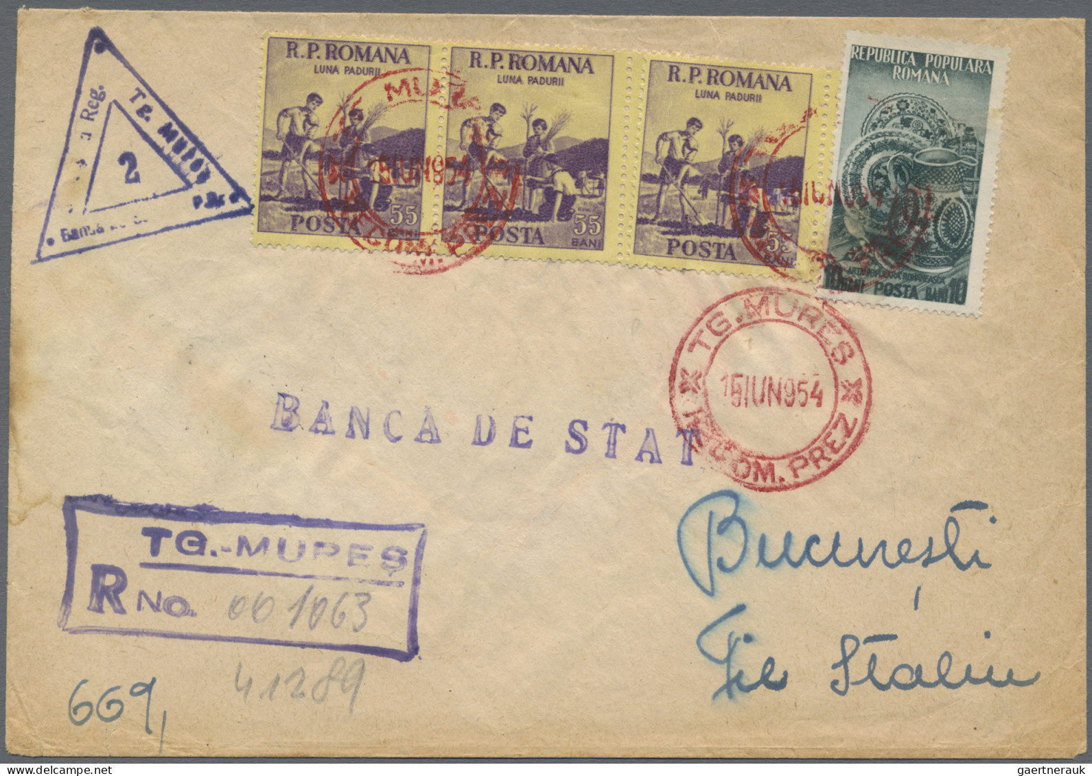 Romania: 1947/2004, balance of apprx. 1.340 covers/cards, showing a nice range o