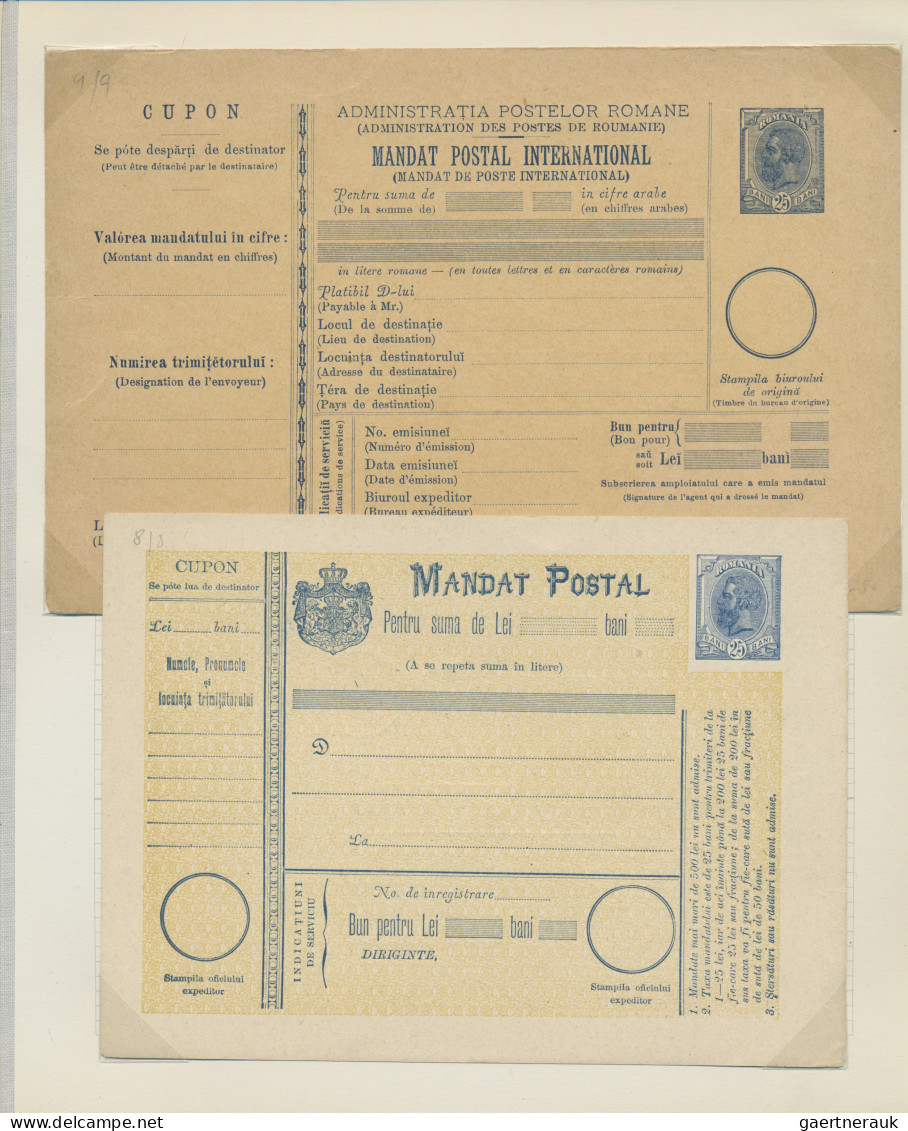 Romania - Postal Stationery: 1891/1940, Collection Of Apprx. 180 Unused Statione - Interi Postali