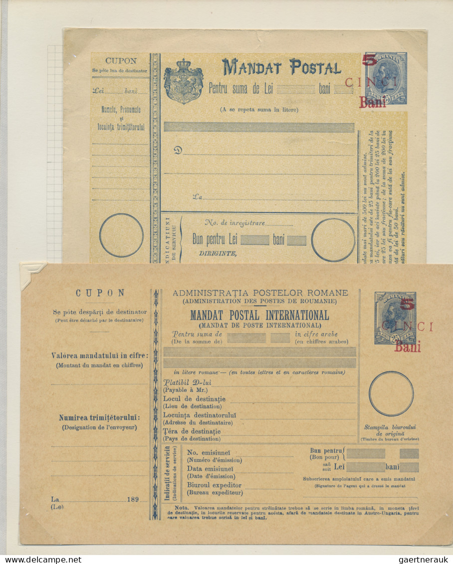 Romania - Postal Stationery: 1891/1940, Collection Of Apprx. 180 Unused Statione - Postwaardestukken