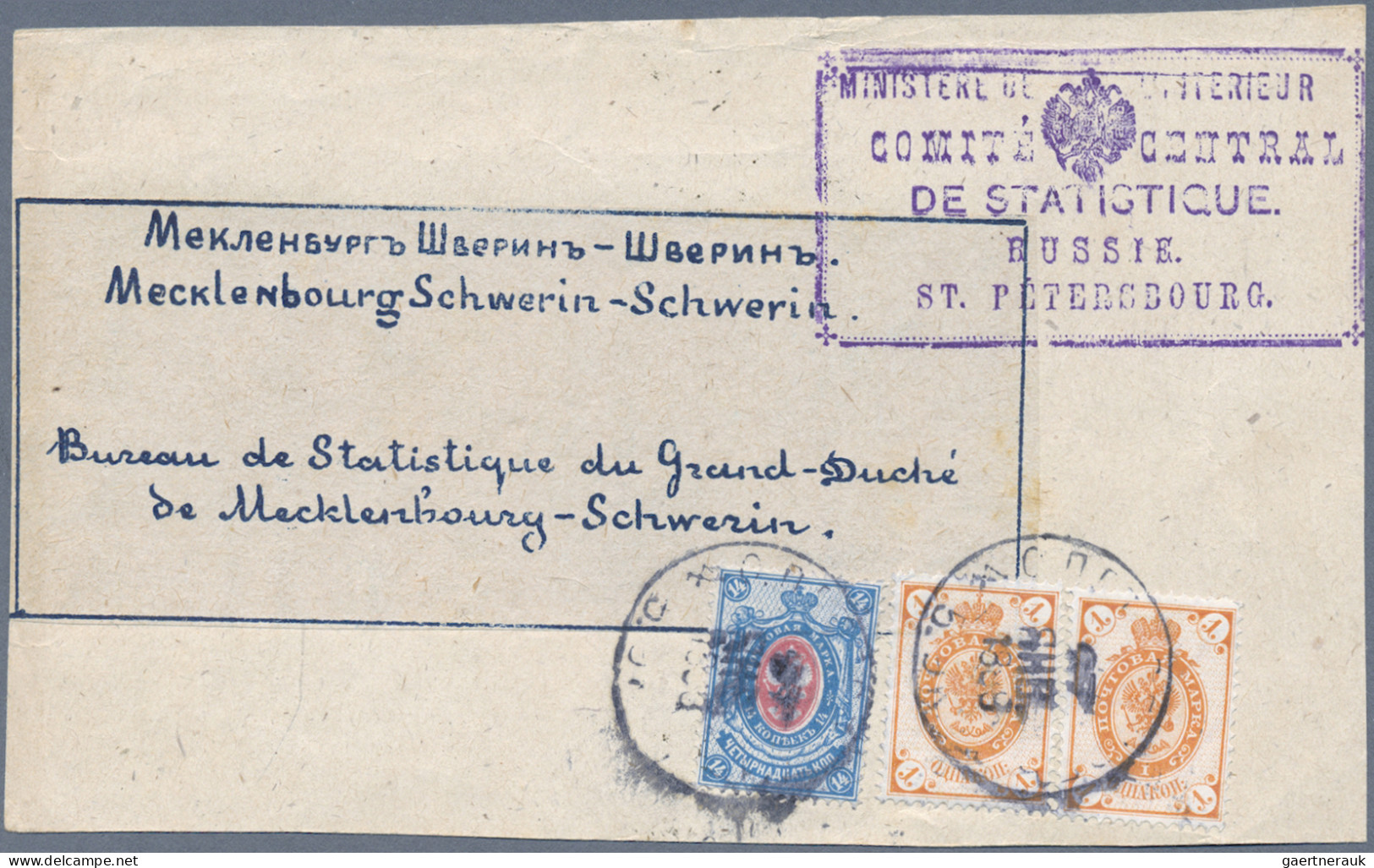 Russia / Sowjetunion / Successors: 1890/1955 (ca), Approx. 60 Cards And Covers, - Sammlungen