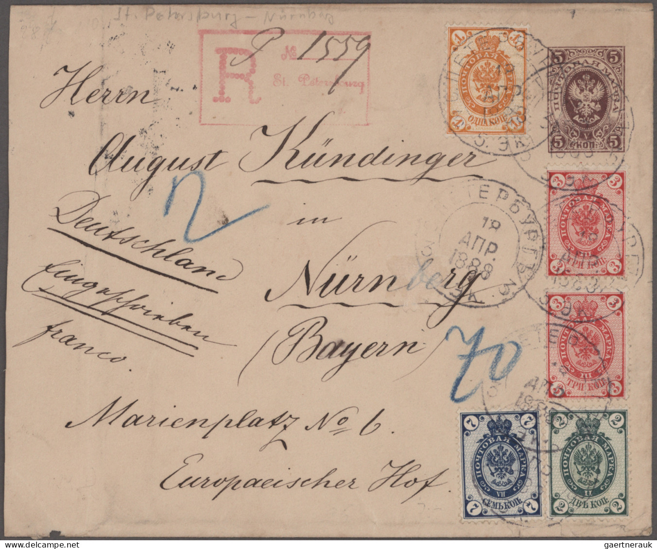 Russia: 1850/1910's: Collection Of 33 Postal Stationery Envelopes And Cards, All - Covers & Documents