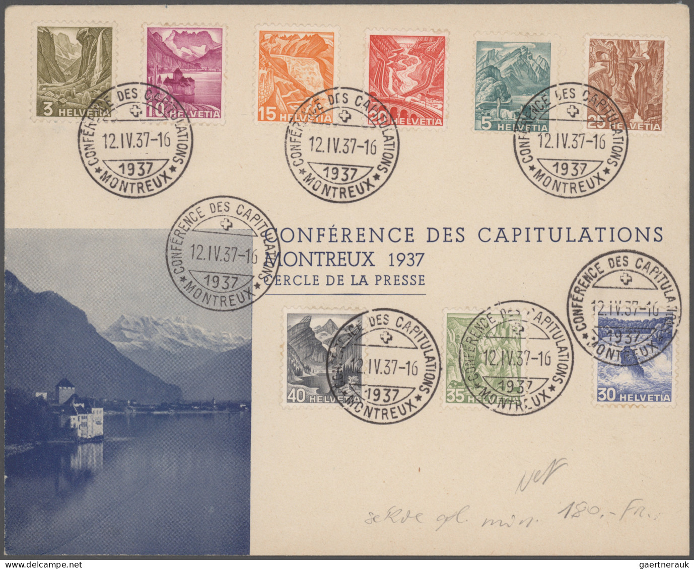 Schweiz: 1775-modern: Hunderte Von Briefen, Postkarten, Ganzsachen, Ansichtskart - Verzamelingen