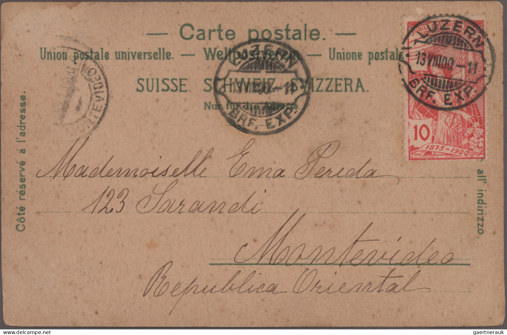 Schweiz: 1854/1908 Partie Mit Rund 120 Gestempelten Marken Ab Strubel Bis Stehen - Lotti/Collezioni