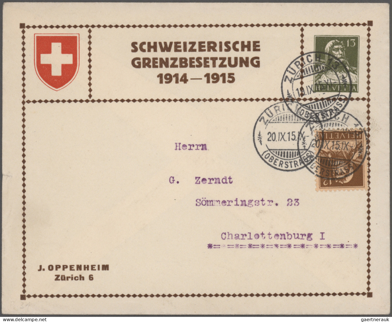 Schweiz: 1860/1970 (ca.), vielseitige Partie von ca. 230 Briefen, Karten und Gan