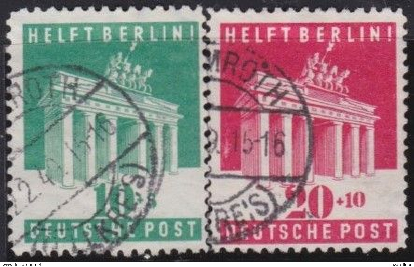 Alliierte Bezetsung    -     Michel   -   101/102     -   O       -    Gestempelt - Usati