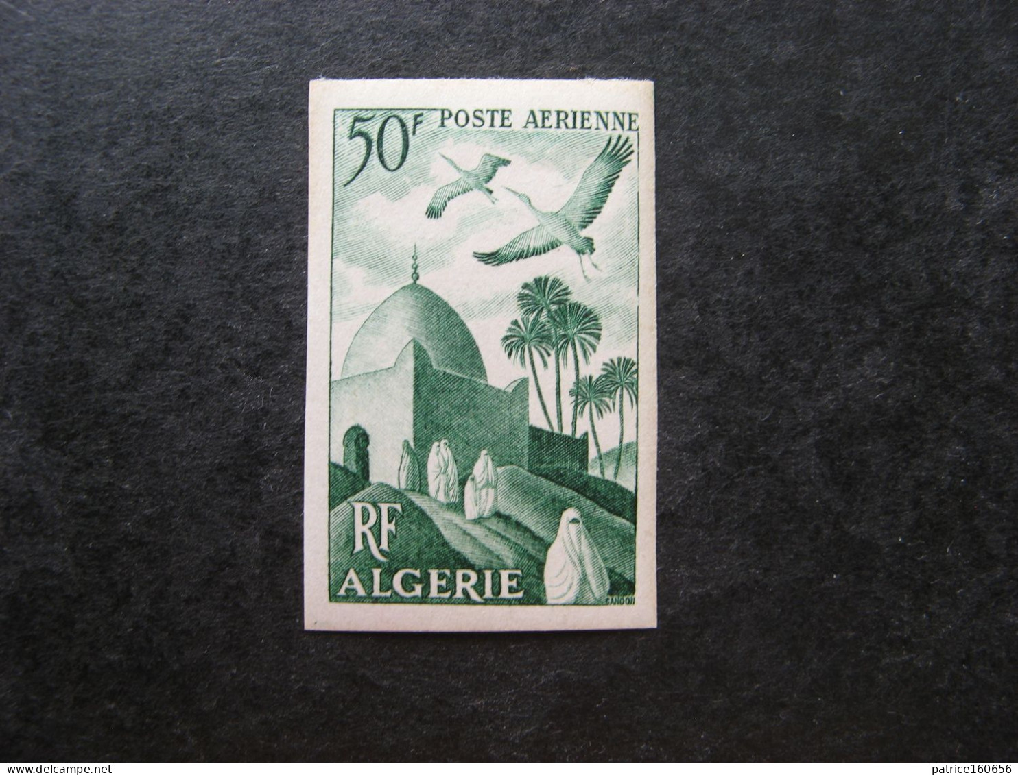 Algérie. TB  PA N° 9a, Non Dentelé, Neuf X. - Airmail