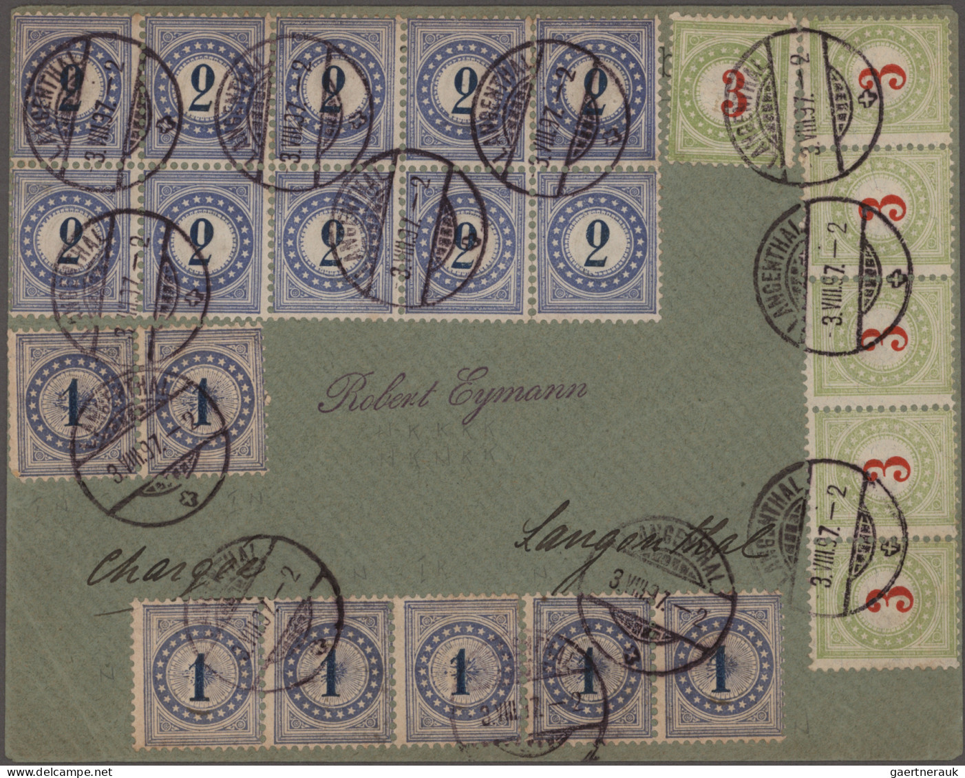 Schweiz - Portomarken: 1878/1910, Sammlung Von 85 Unzureichend Frankierten Brief - Segnatasse