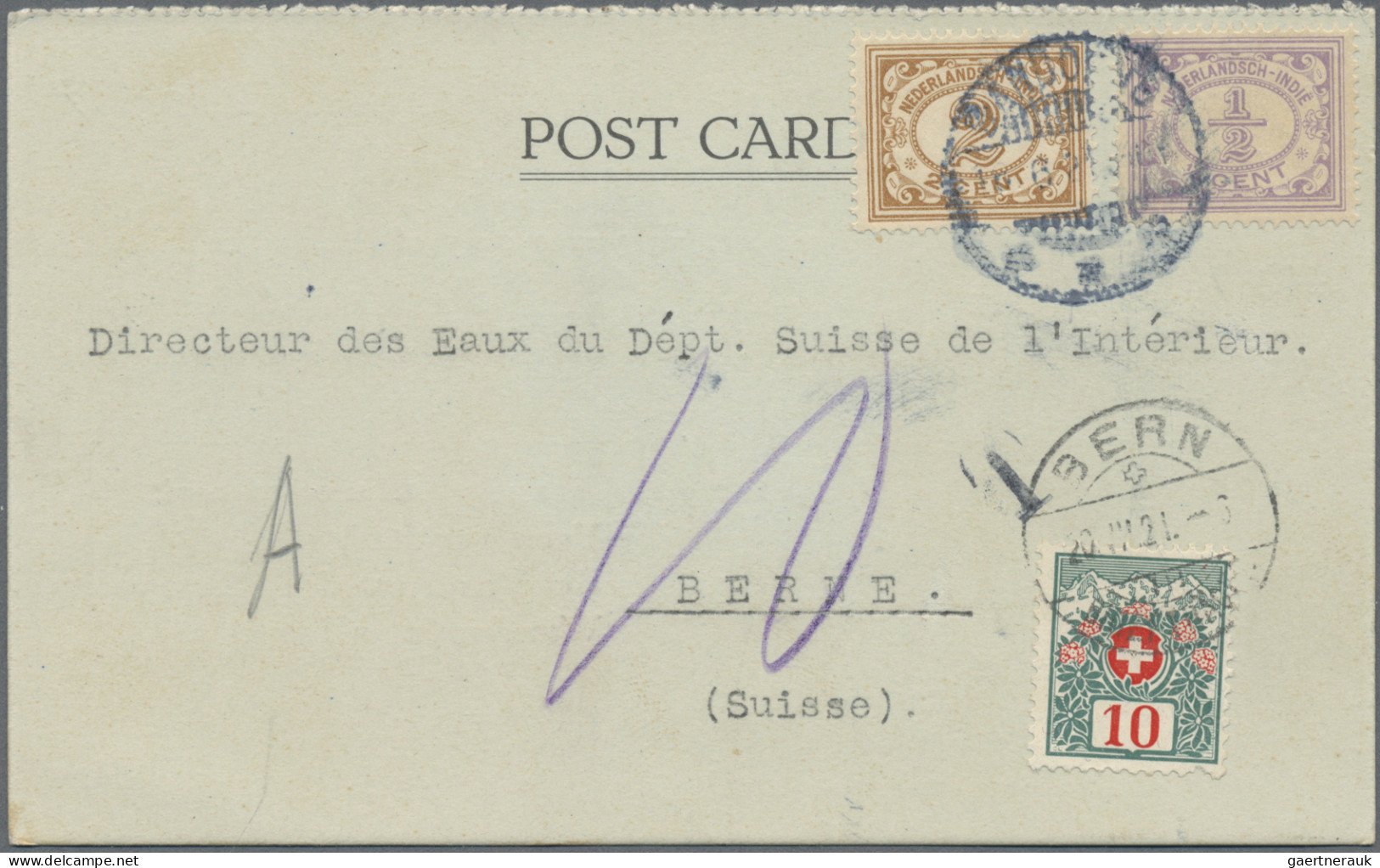 Schweiz - Portomarken: 1911/1924, Sammlung Von 133 Unzureichend Frankierten Brie - Strafportzegels