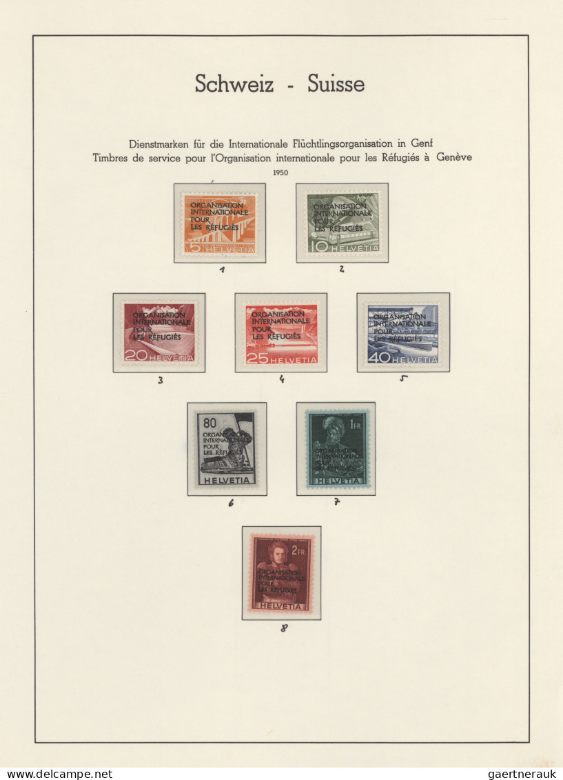 Schweiz - Internationale Organisationen: 1935/1999, Postfrische Und Teils Auch U - Autres & Non Classés
