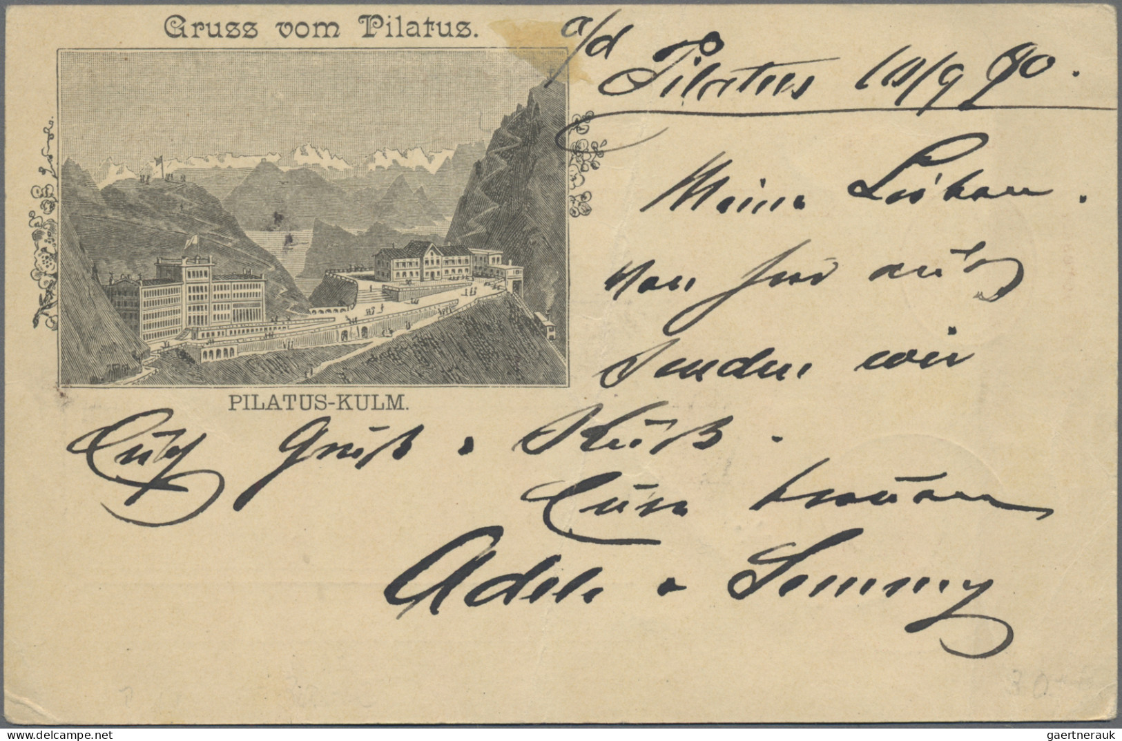 Schweiz - Ganzsachen: 1868/2003, Umfangreiche Sammlung Von Ca. 500 Gebrauchten U - Stamped Stationery