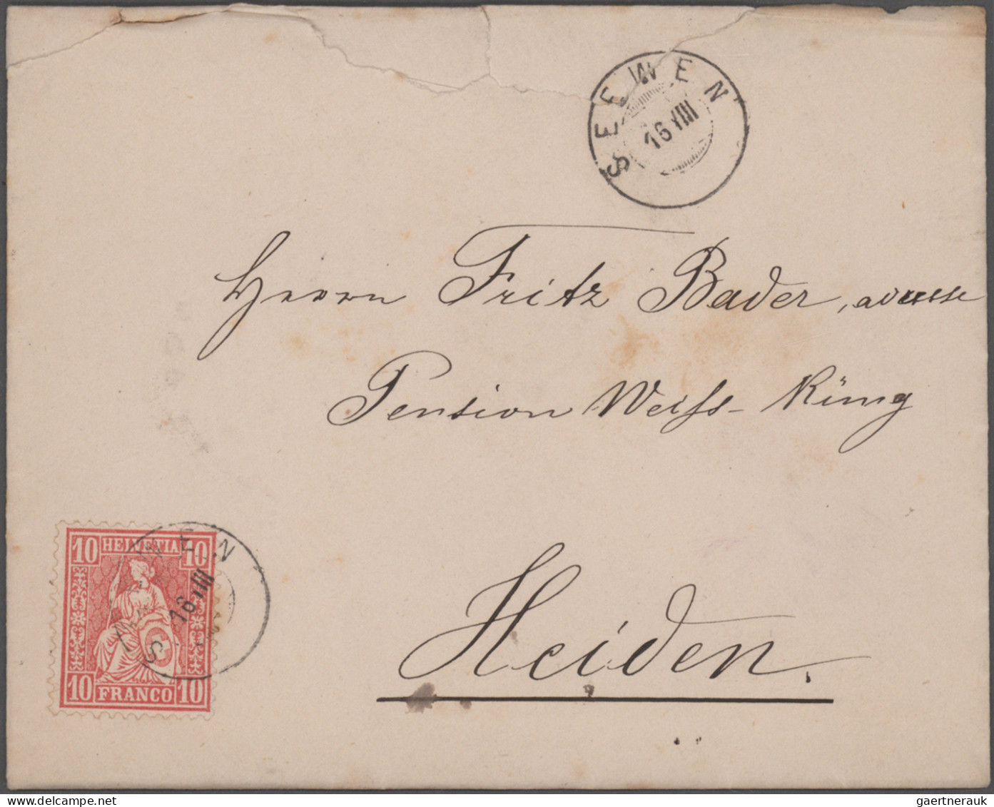 Schweiz - Ganzsachen: 1870/1920er Jahre (ca.): Mehr Als 300 Ganzsachen, Meist Ge - Postwaardestukken