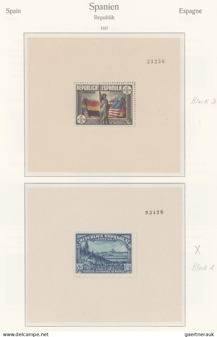 Spain: 1850/2014, Sammlung Marken Und Briefe In Insgesamt 12 Alben Ab Der Nr. 1 - Autres & Non Classés