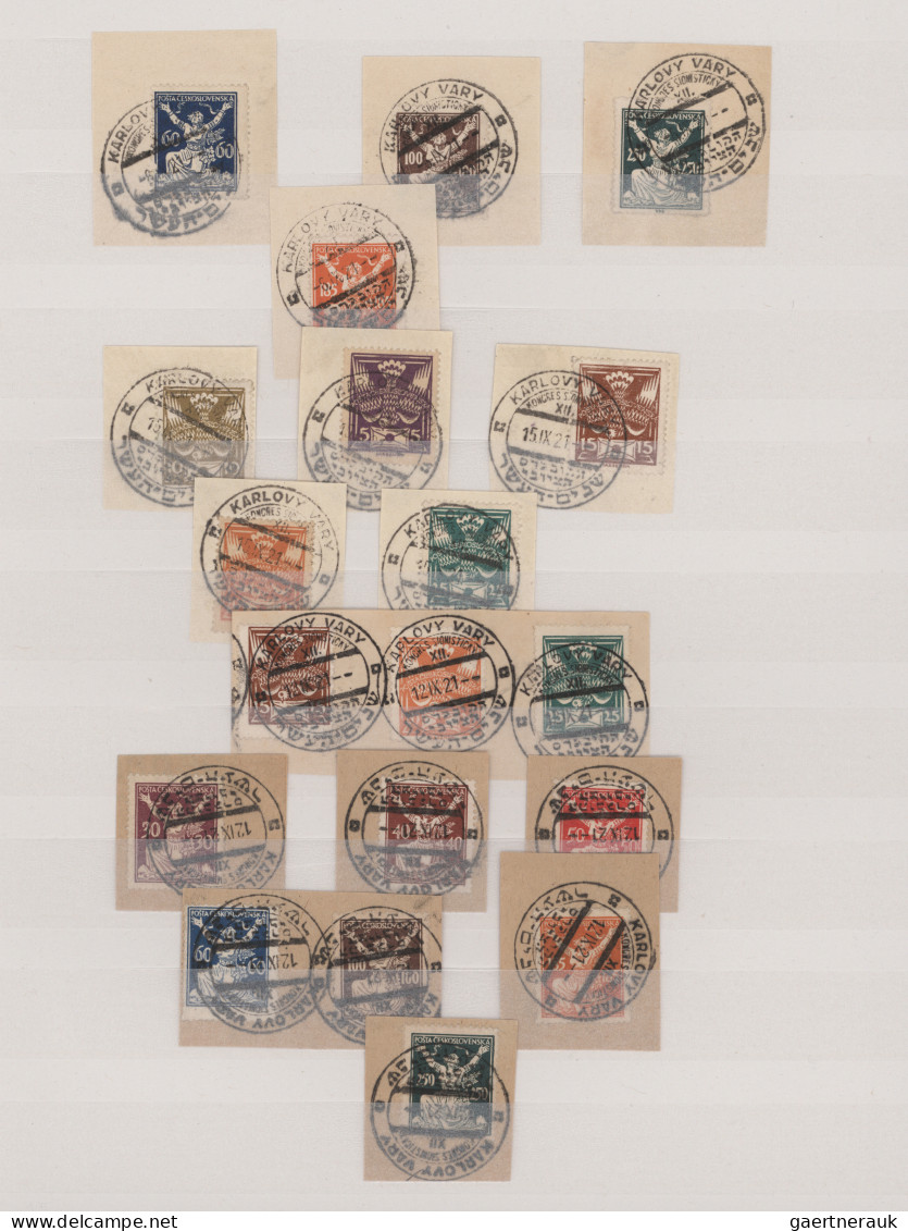 Czechoslowakia - Post Marks: 1921/1923, ZIONIST CONGRESS KARLOVY VARY, Collectio - Autres & Non Classés