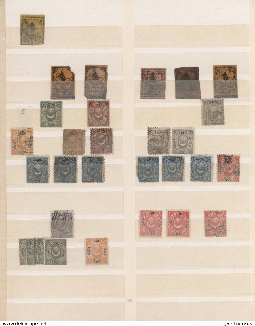 Turkey: 1870/2016, Collection In Two Thick Schaubek Stockbooks, With Many Duplic - Usati
