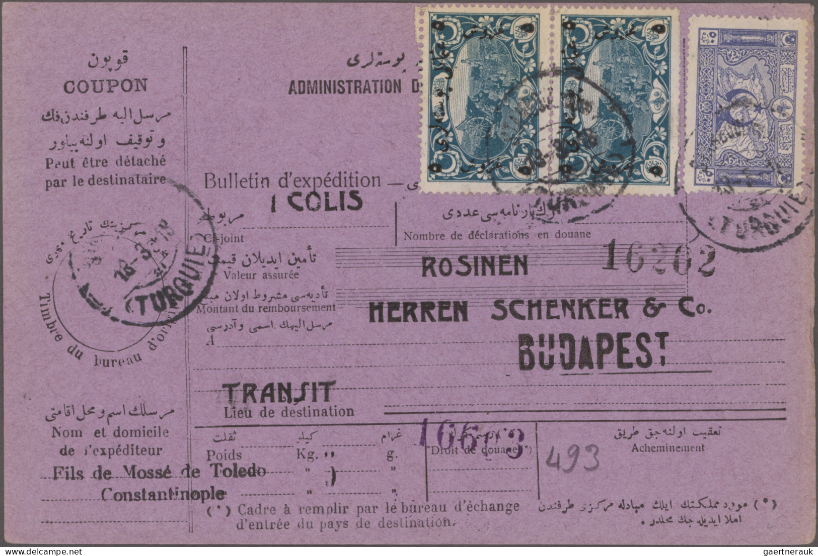 Turkey: 1886/1919 ca.: 25 covers, postcards and postal stationery items, sent fr