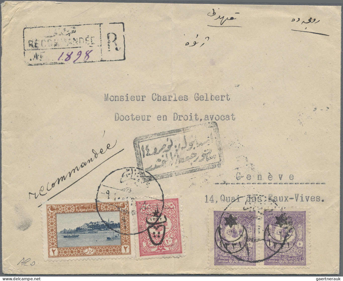 Turkey: 1900/1918 Collection of 64 covers, picture postcards and postal statione
