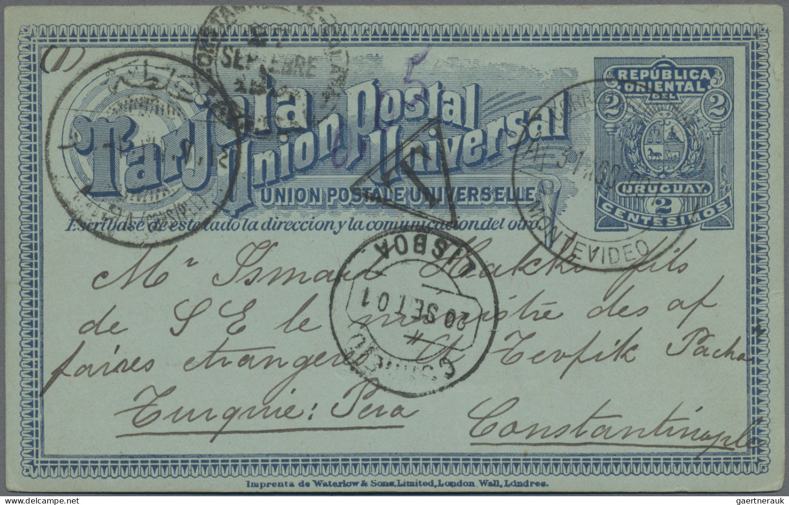 Turkey - Postal Stationery: 1890/1910's Ca.: 45 Used Postal Stationery Cards, Re - Enteros Postales