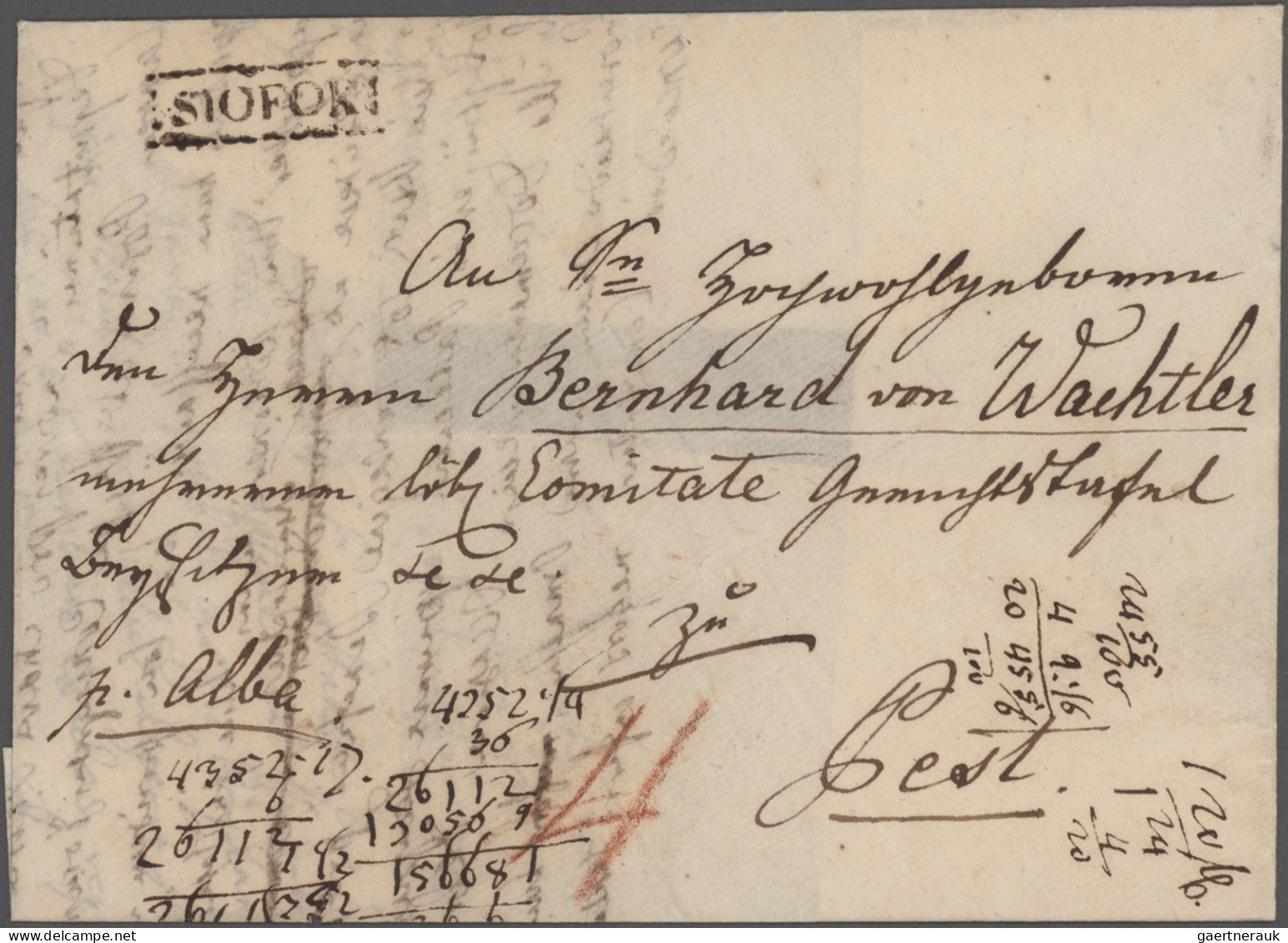 Hungary -  Pre Adhesives  / Stampless Covers: 1800/1850 (ca.), Assortment Of 24 - ...-1867 Vorphilatelie