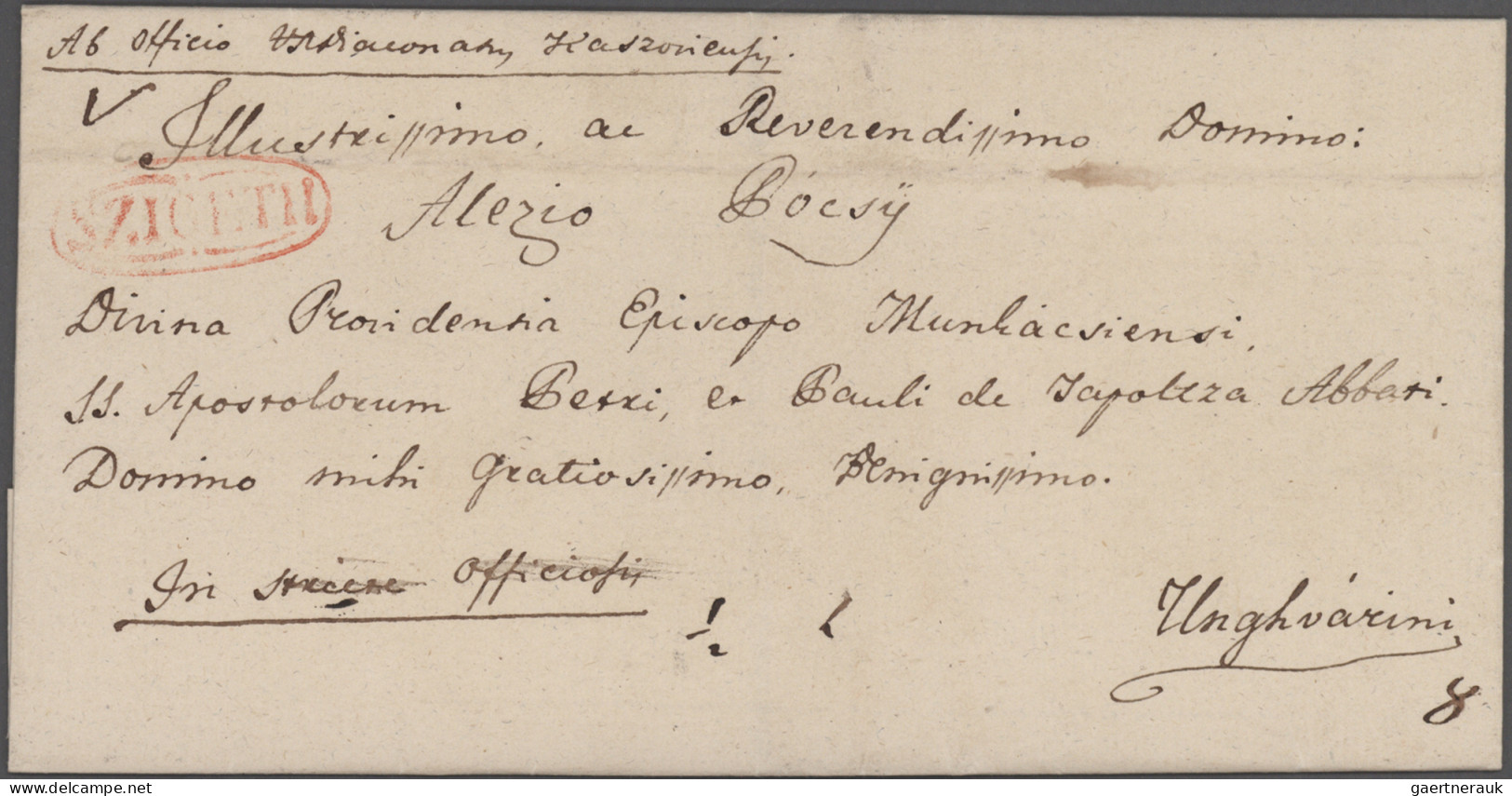 Hungary -  Pre Adhesives  / Stampless Covers: 1800/1850 (ca.), assortment of 24