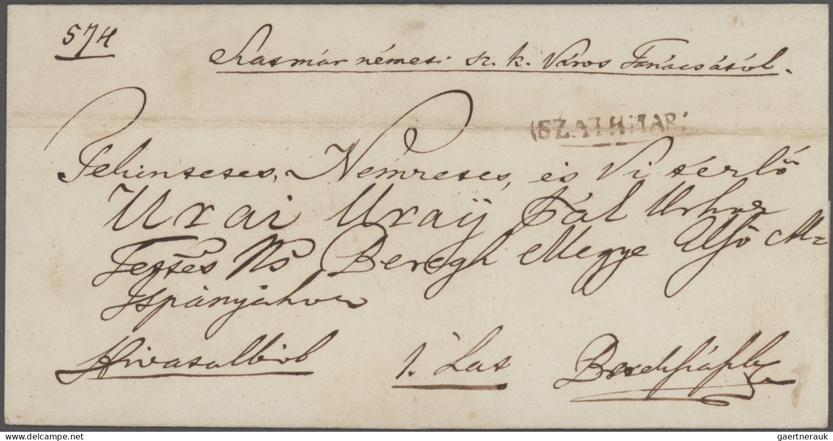 Hungary -  Pre Adhesives  / Stampless Covers: 1800/1850 (ca.), assortment of 24