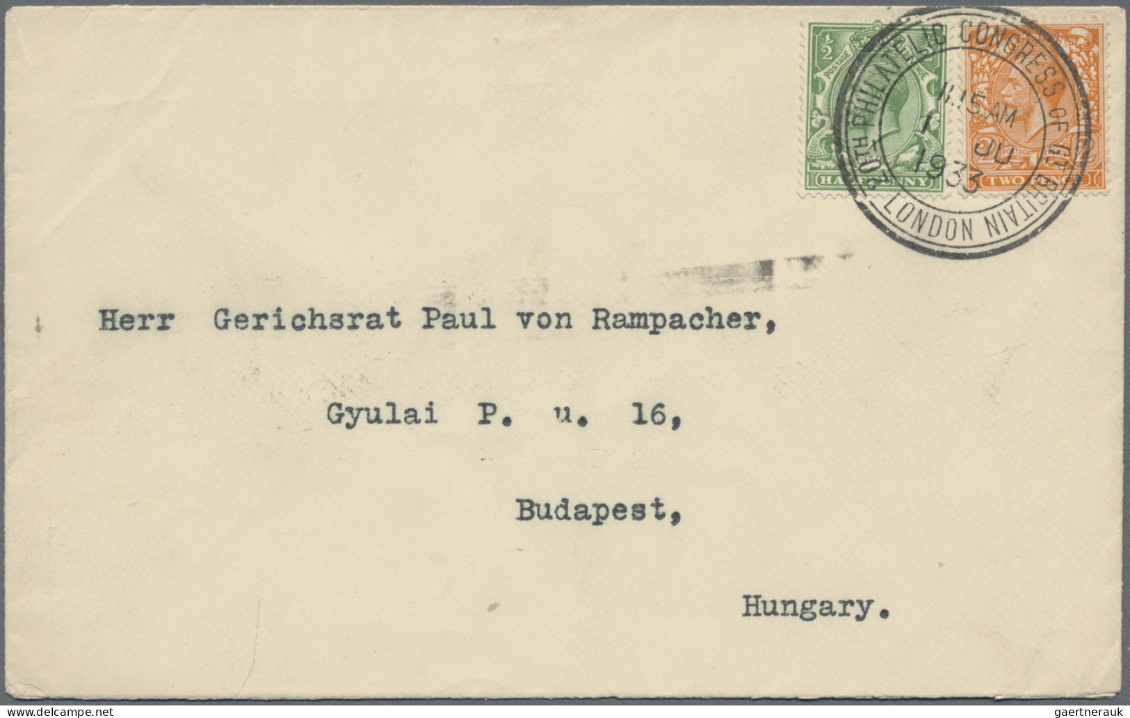 Hungary: 1900/1969, Incoming Mail, Assortment Of Apprx. 56 Covers/cards, E.g. Fr - Covers & Documents
