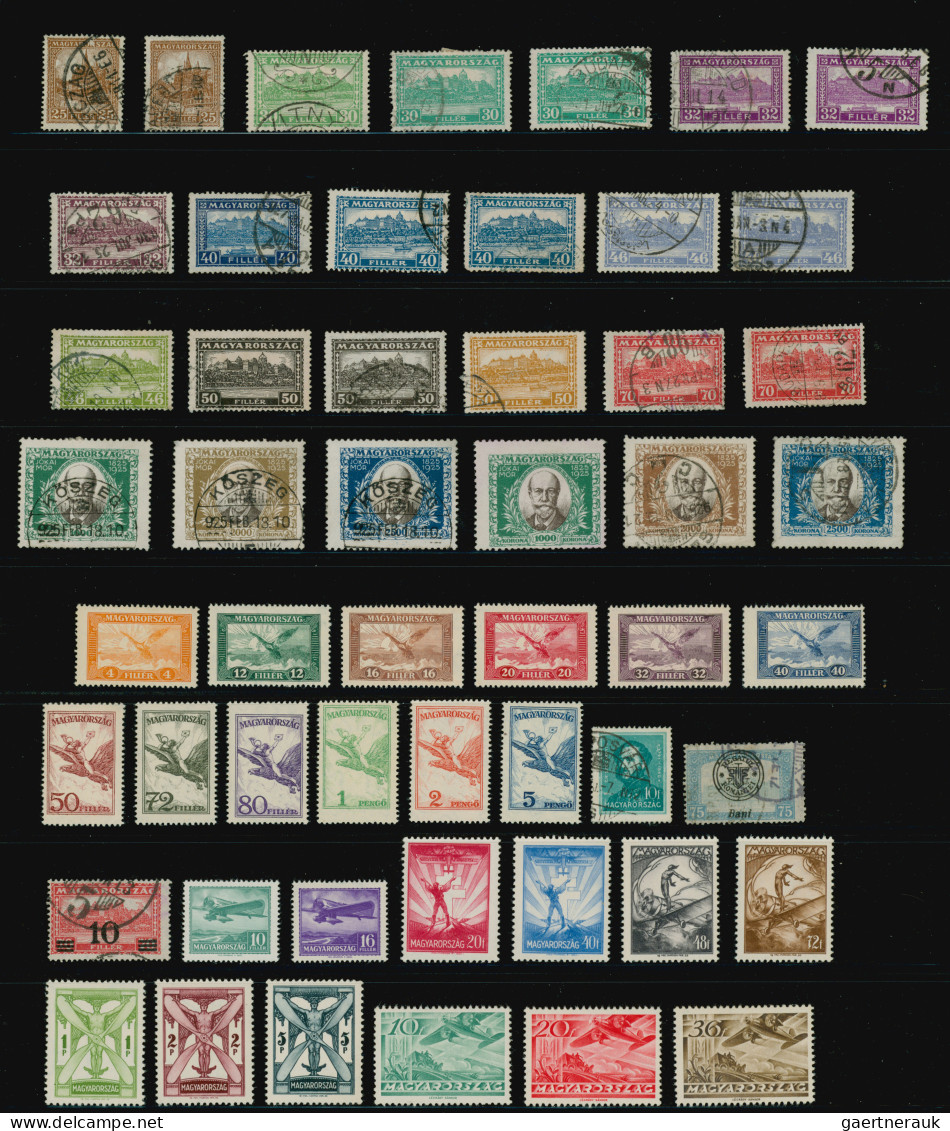 Hungary: 1916/2020 Ca.: Sammlung Von Marken Auf Steckseiten Im Album, Postfrisch - Used Stamps
