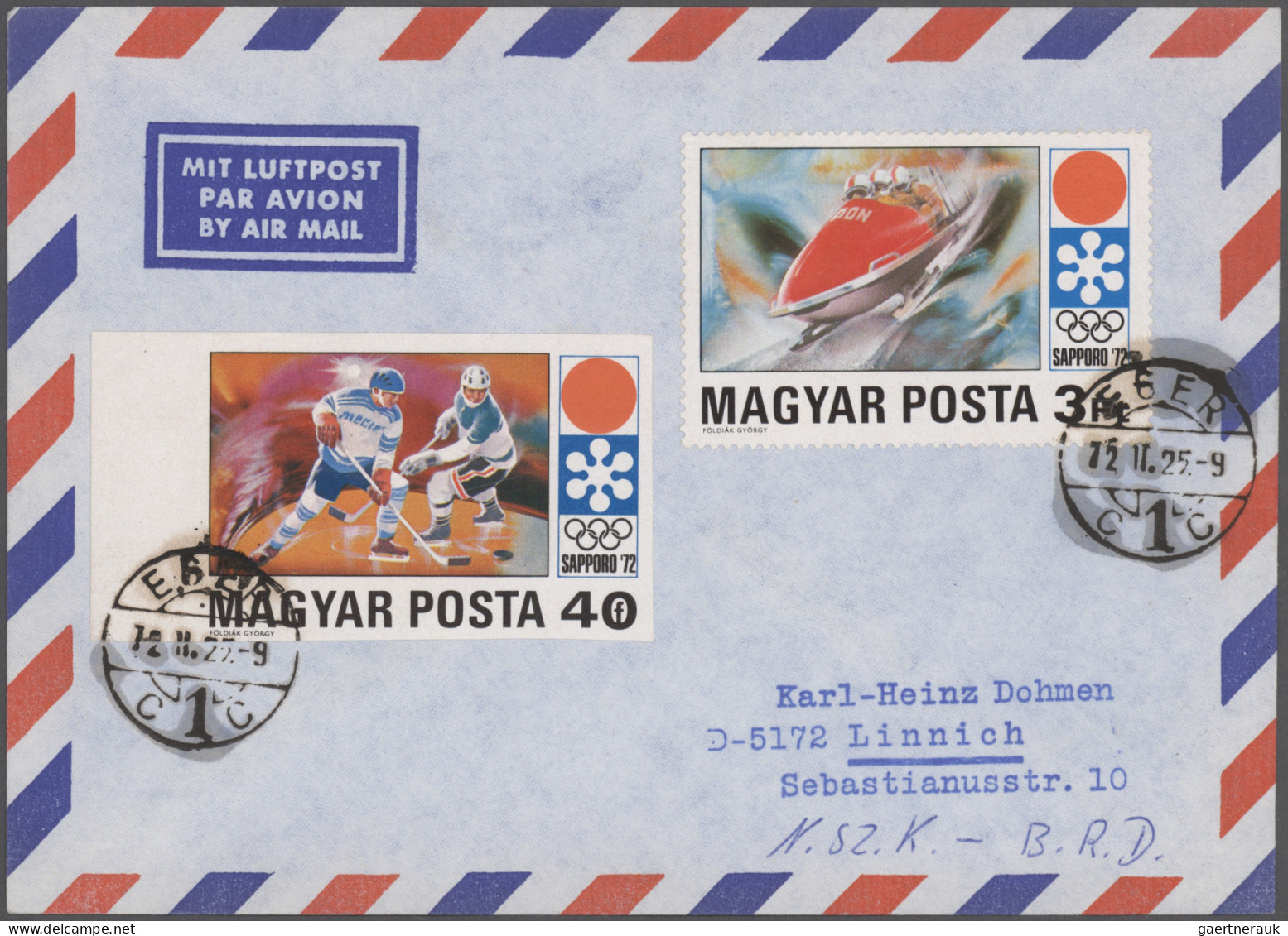 Hungary: 1933/1972, Balance Of Apprx. 360 Covers, Main Value 1960s/1970s F.d.c. - Covers & Documents