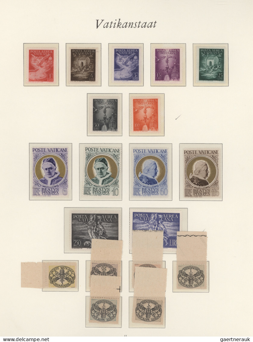 Vatican City: 1929/1964, A Decent Mint Collection On Borek Album Pages Incl. All - Collezioni