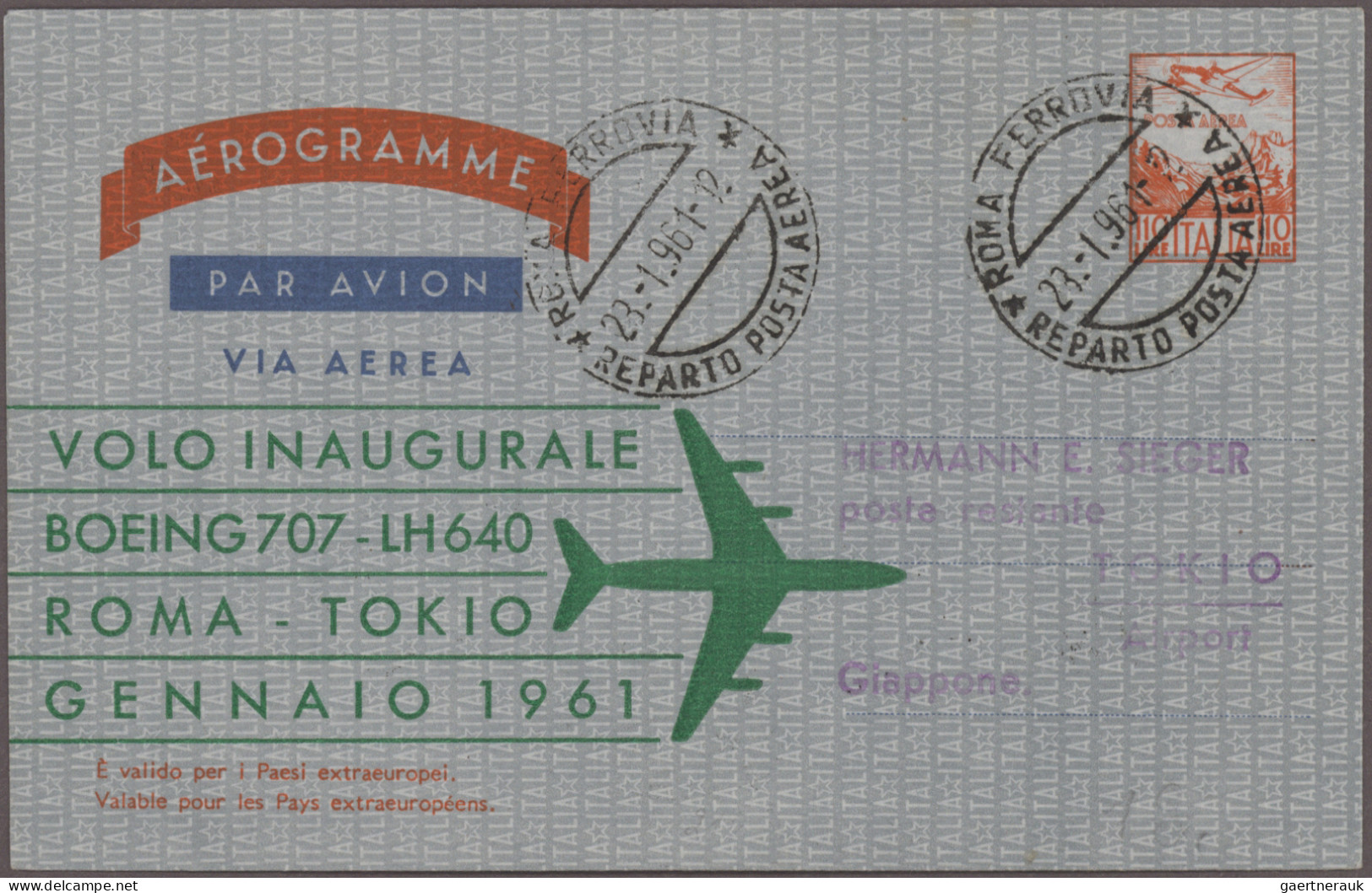 Europe: 1961/1989, balance of apprx. 459 FIRST FLIGHT covers/cards, all Europa-r