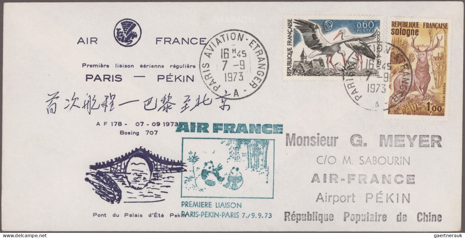 Europe: 1961/1989, balance of apprx. 459 FIRST FLIGHT covers/cards, all Europa-r