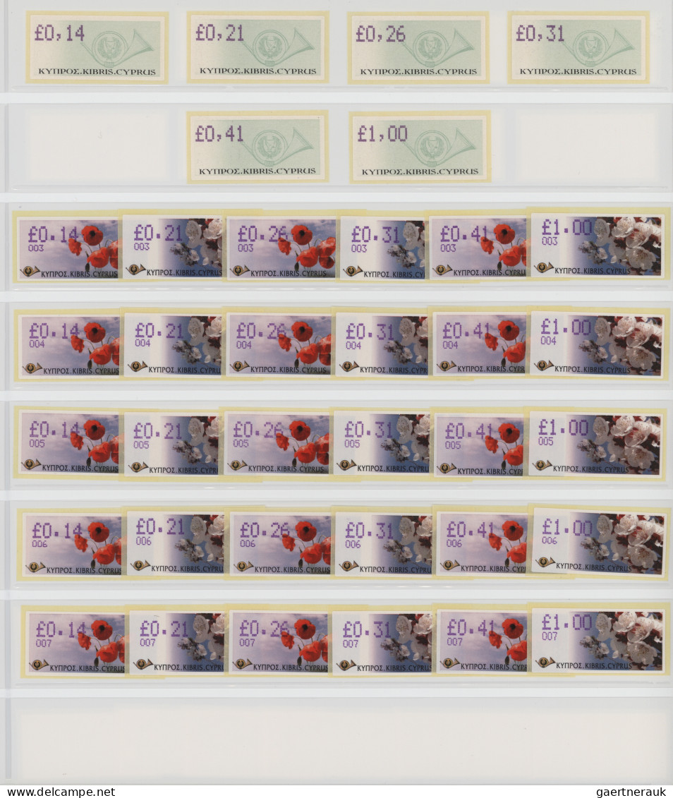 Europe: 1981/2018, MACHINE LABELS, Collection Of More Than 1.600 MNH And CTO Lab - Europe (Other)