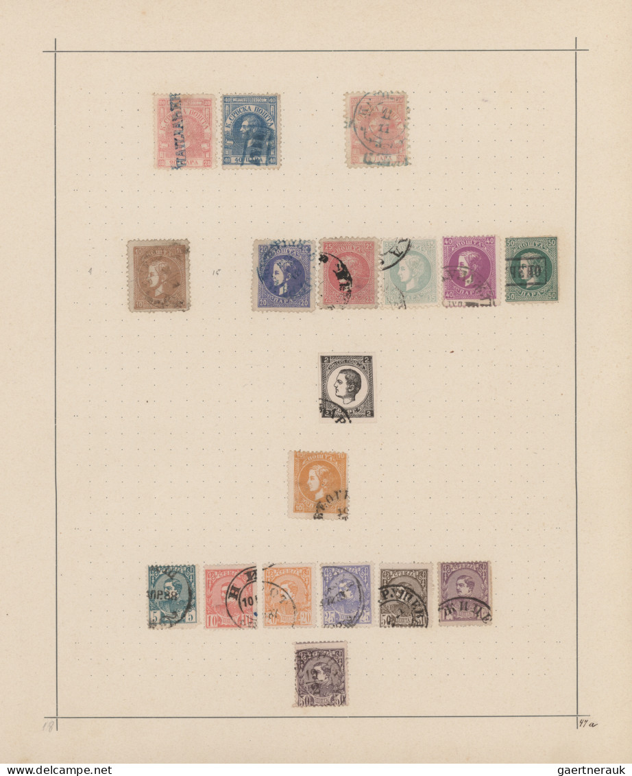 Europe - South: 1866/1920 (ca.), Southeast Europe+Levant, Mainly Used Collection - Europe (Other)
