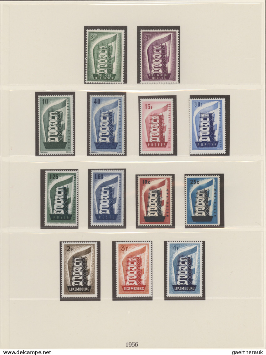 Europe - CEPT: 1956/1994, Qualitative Mint Collection In 6 Lindner Albums On For - Andere-Europa