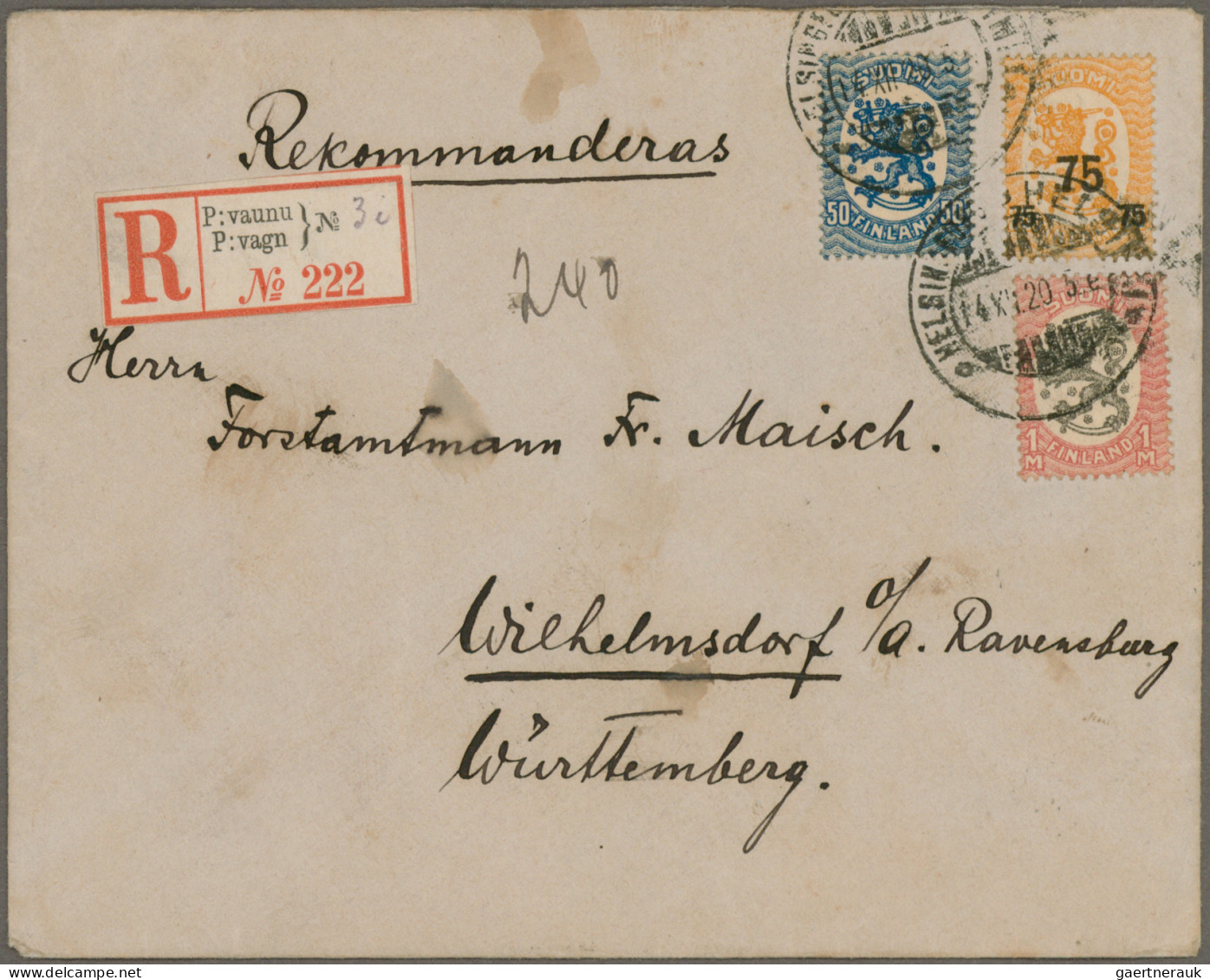 Scandinavia: 1870/1920 Ca.: 35 Covers, Postcards And Postal Stationery Items, Us - Andere-Europa