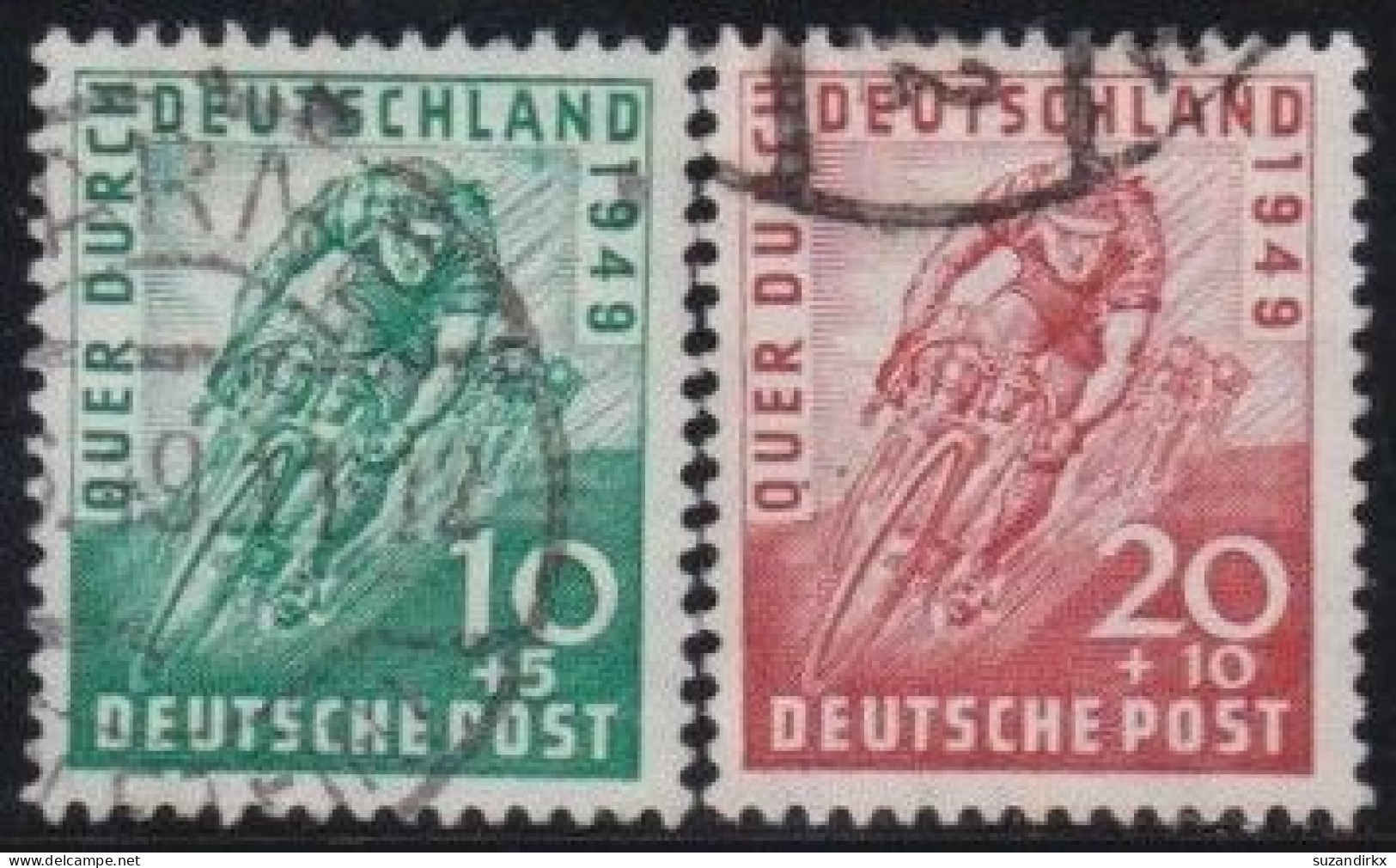 Alliierte Bezetsung    -     Michel   -   106/107    -   O       -    Gestempelt - Used