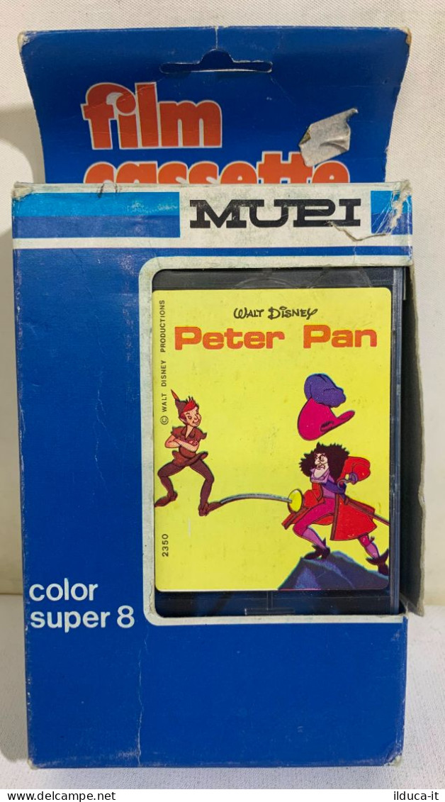 49357 Film Cassette Mupi Cinevisor Super 8 Color - Peter Pan - Walt Disney - Autres Formats