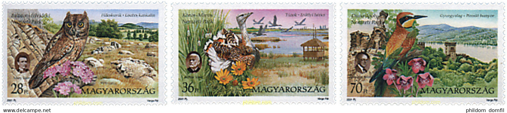 78207 MNH HUNGRIA 2001 PARQUES NACIONALES - Nuevos