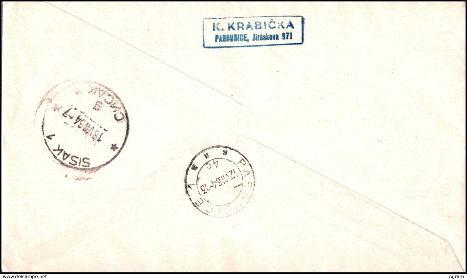 Czechoslovakia 1964, Illustrated Cover Czechoslovak Red Cross W./psm Praha - Lettres & Documents