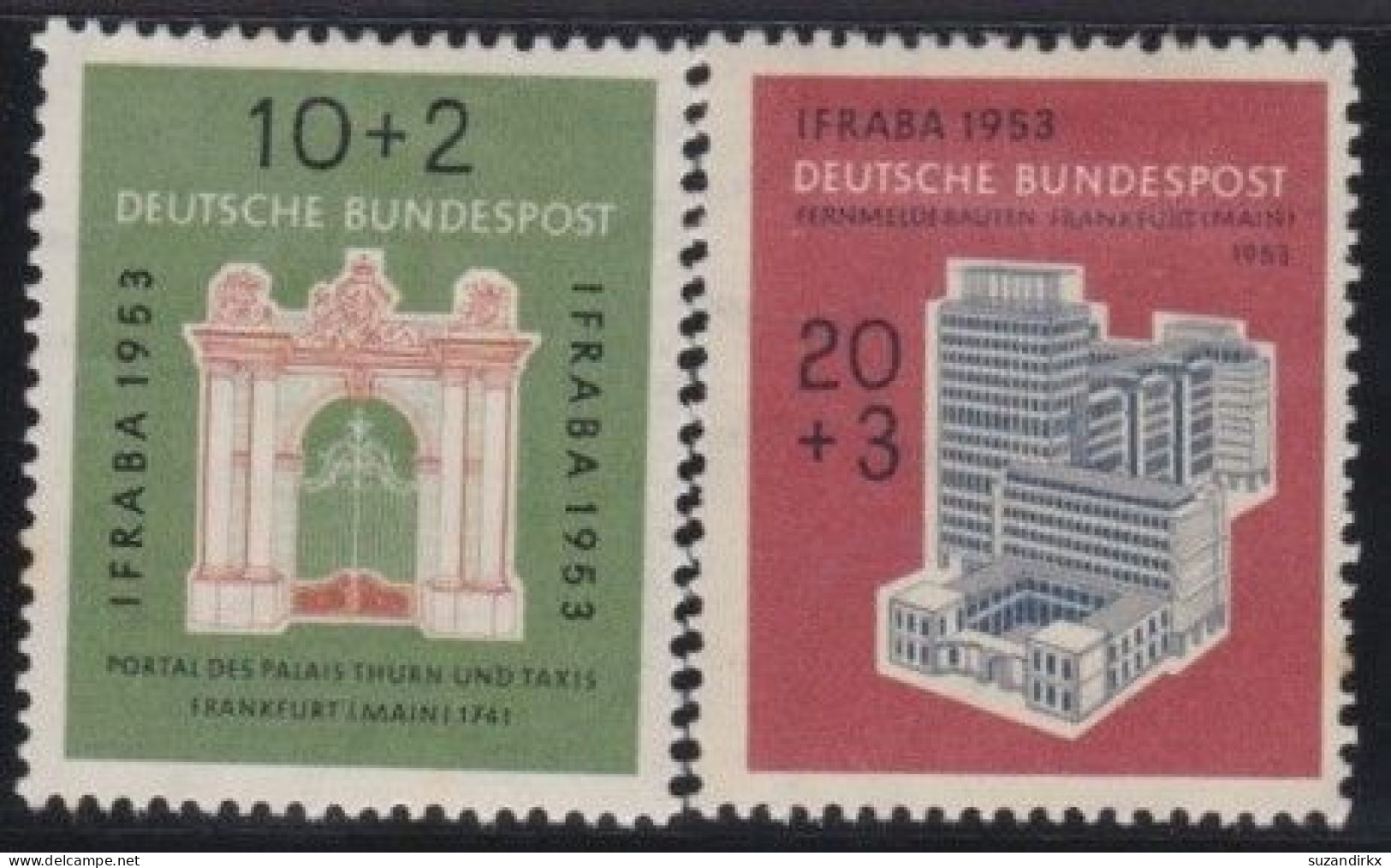 BRD   -     Michel   -   171/172    -   *       -    Ungebraucht Mit Gummi - Unused Stamps