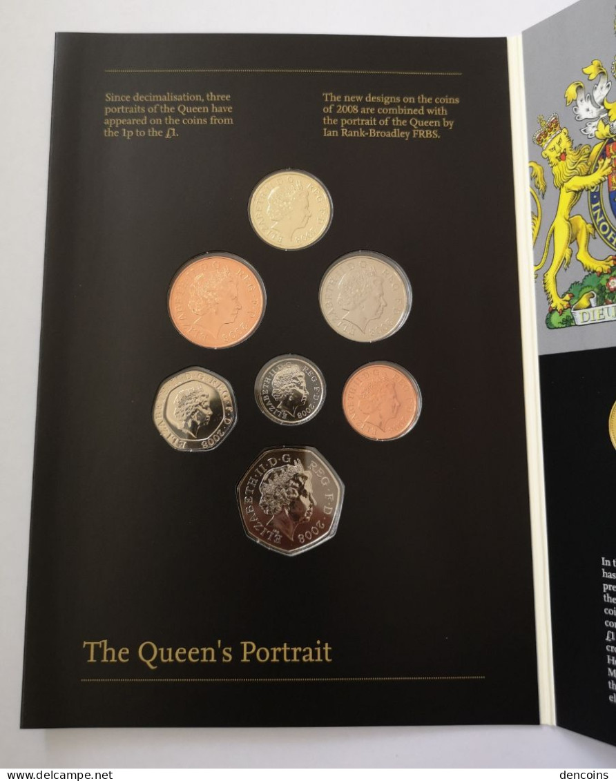 UNITED KINGDOM 2008 GREAT BRITAIN BU SET – ORIGINAL - GRAN BRETAÑA GB - Mint Sets & Proof Sets