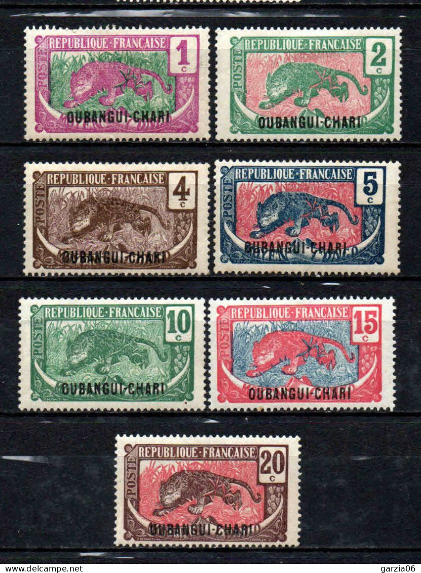 Oubangui Chari - 1922 - Tb Du Congo Surch   - N° 25 à 31  - Neuf *  - MLH - Neufs