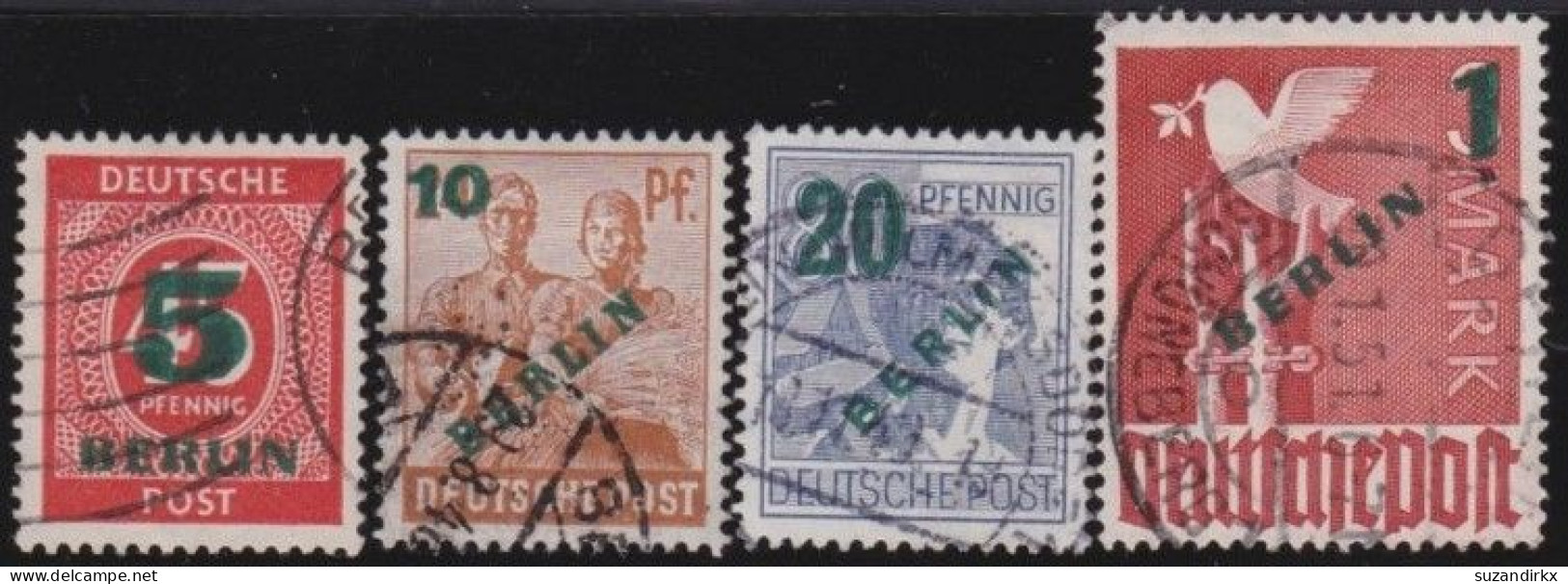 Berlin     -     Michel   -   64/67     -  O     -   Gestempelt - Used Stamps