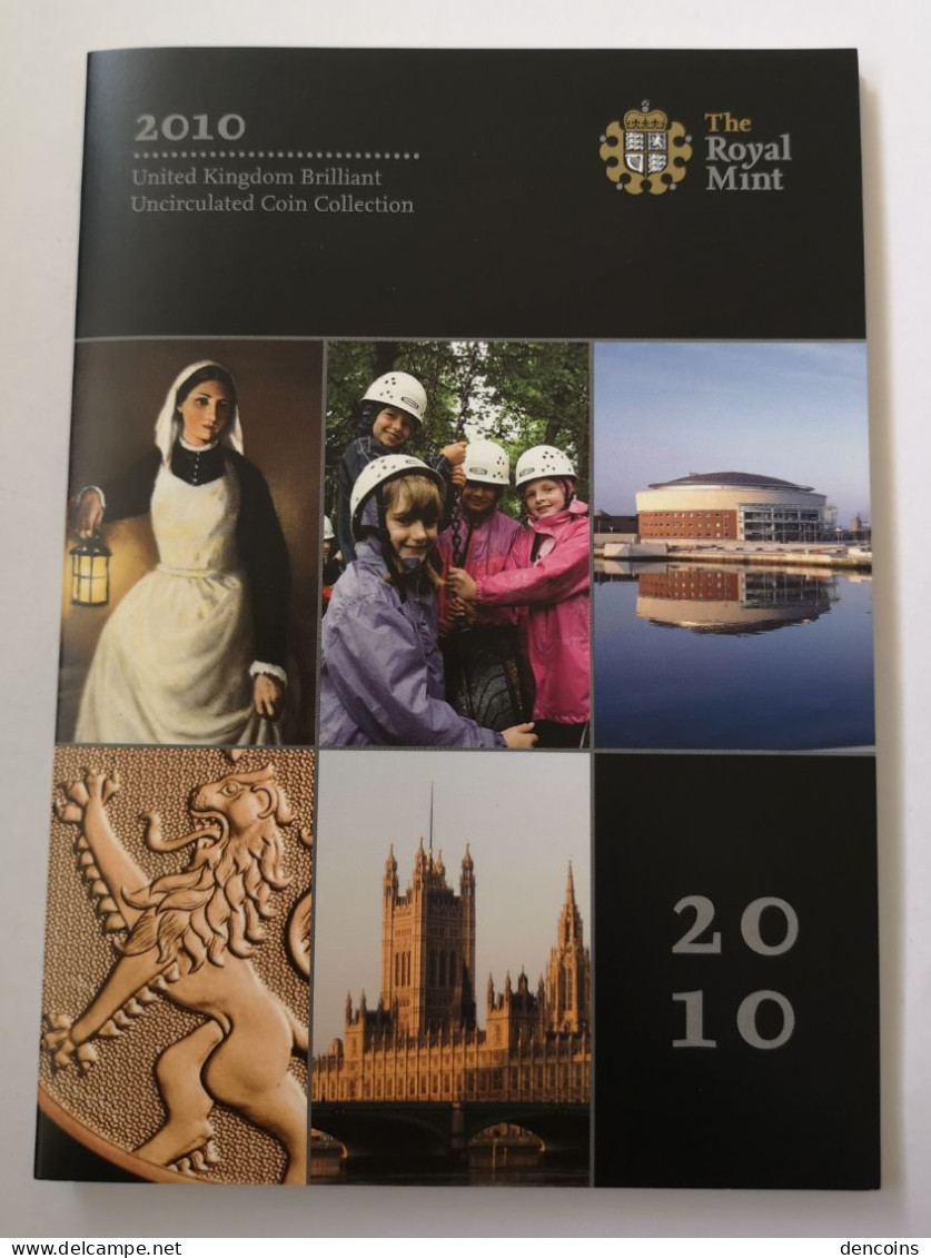 UNITED KINGDOM 2010 GREAT BRITAIN BU SET – ORIGINAL - GRAN BRETAÑA GB - Mint Sets & Proof Sets