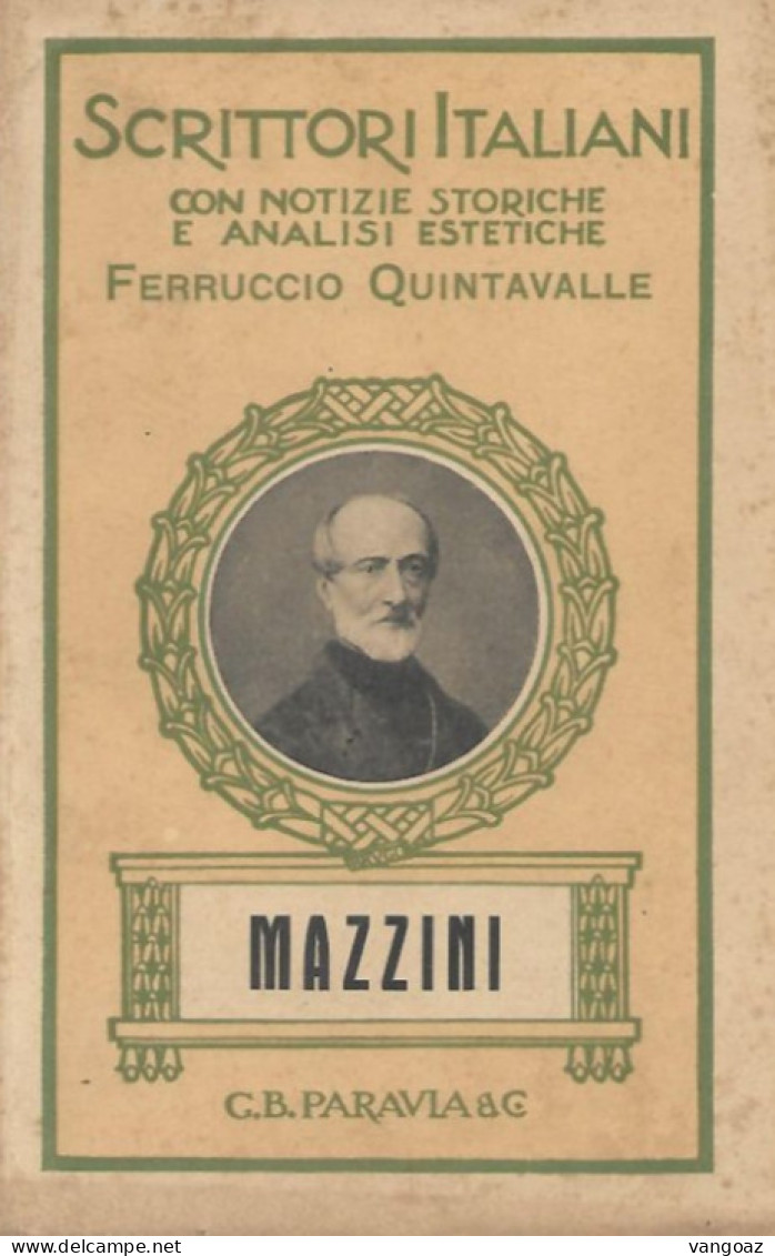 SCRITTORI ITALIANI - Con notizie storiche e analisi estetiche - Edizioni G.B. Paravia Torino