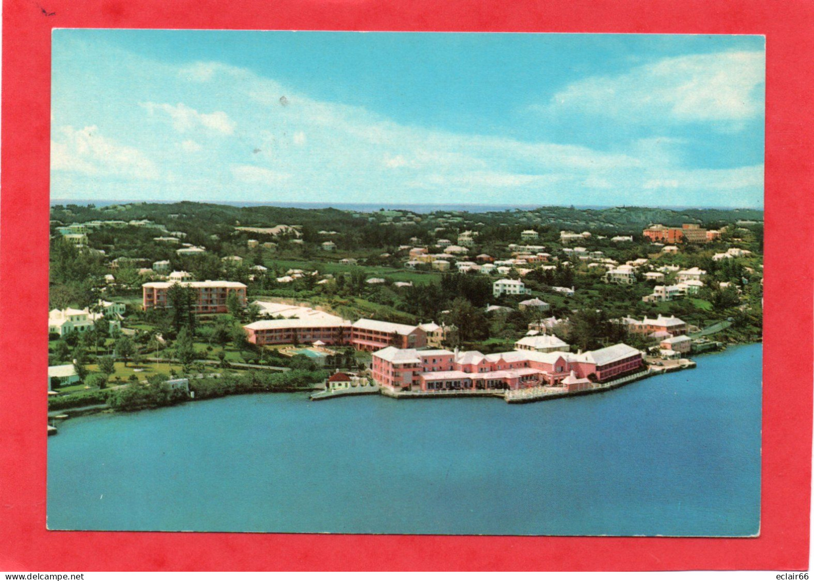 Inverurie Hotel - Paget Bermuda - Red Perot Post Office Cancel   CPM Année 1990 Postcard - - Bermuda