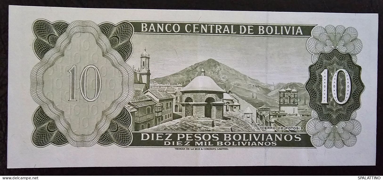 BOLIVIA- 10 BOLIVIANOS 1962. - Bolivia