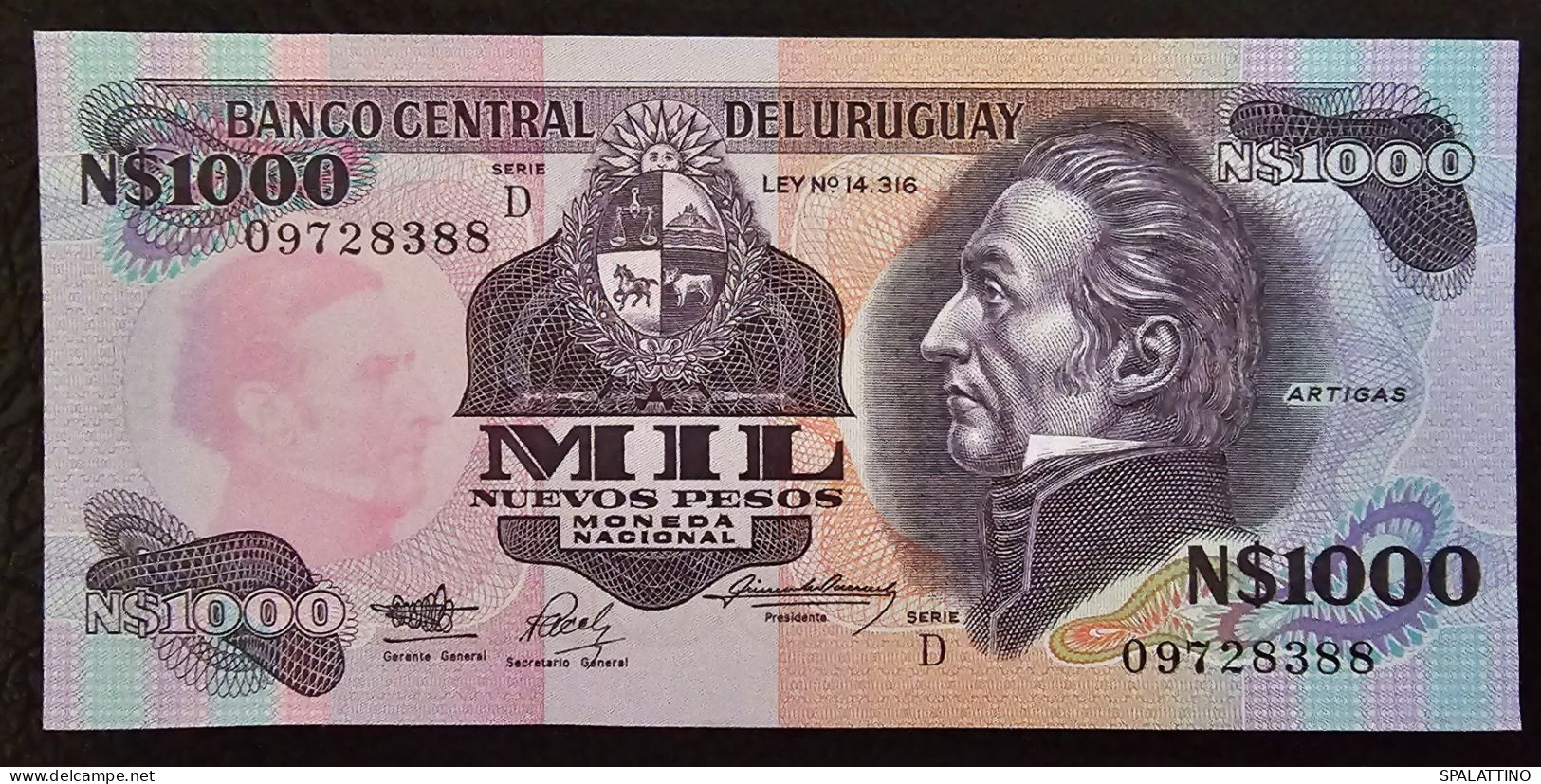 URUGUAY- 1000 NUEVOS PESOS - Uruguay