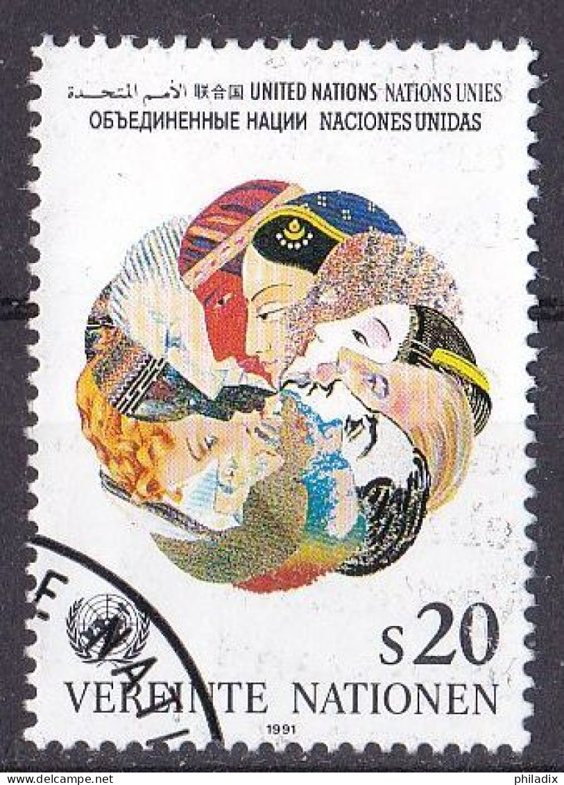 Vereinte Nationen UNO Wien Marke Von 1991 O/used (A3-32) - Used Stamps